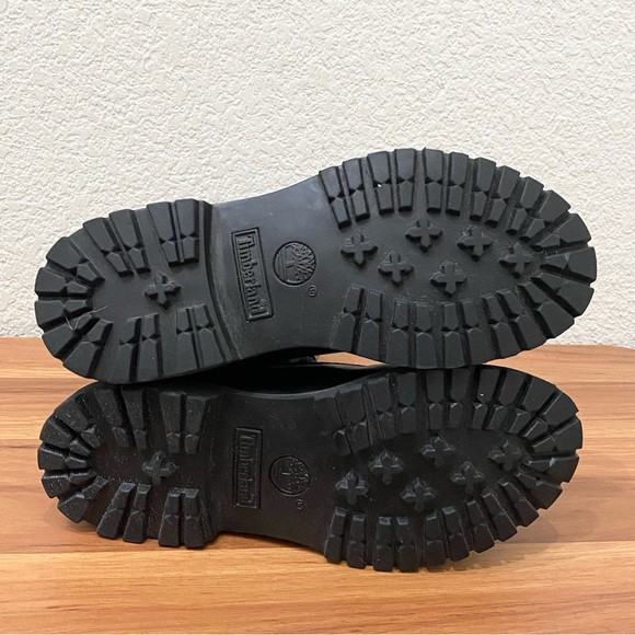 TIMBERLAND Earthkeepers 8238A Double Buckle Strap Black Leather Boots Size 7M - Picture 10 of 16